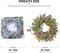 Spring Wreaths for Front Door 24 Inch Spring Wreath with Vibrant Flowers and Greenery